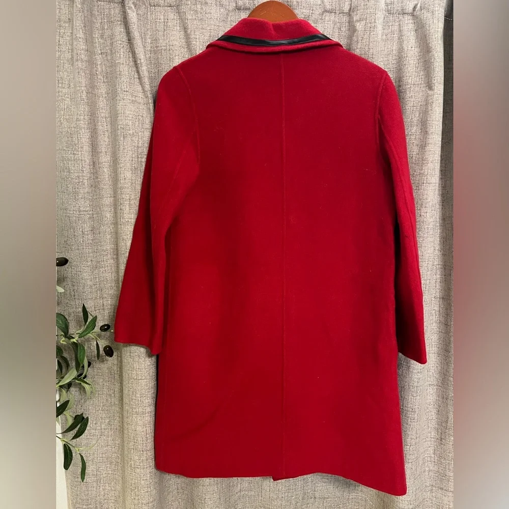 NWT Red Wool Coat - Picture 6 of 6